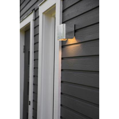 Belid Taurus LED up/down væglampe, B15 cm, IP54, galvaniseret