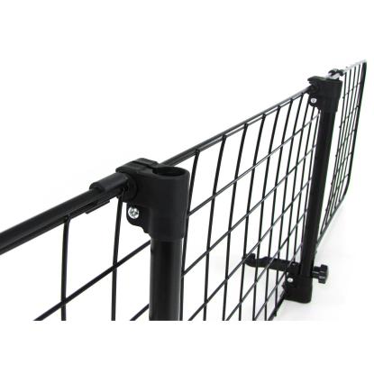 Hundegitter til bil, universalt og justerbart, sort, 91-145 x 30 cm