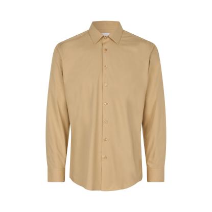 Seven Seas S51 hybridskjorte, slim, sand