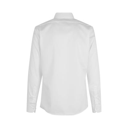 Seven Seas SS30 Fine Twill skjorte, slim, hvid