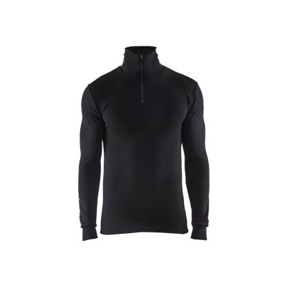 Blåkläder 4891 undertrøje half zip warm, sort