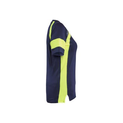 Blåkläder 3524 dame t-shirt, marineblå/hi-vis gul