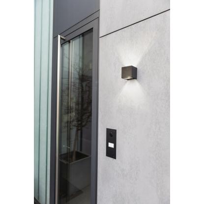 LUTEC GEMINI udendørs LED væglampe, up/down, H8,5 cm, IP54, mørk grå