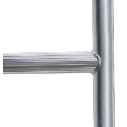 JUMBO foldestillads med trappe og gelænder, 250 x 74 cm, arbejdshøjde 3 m - 250SKT