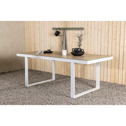 Venture Design Merlo havebord, hvid, 90 x 200 cm