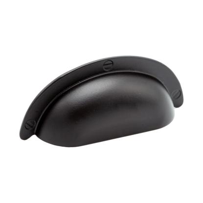Beslag Design 3922 skålgreb, 64 mm, antik sort