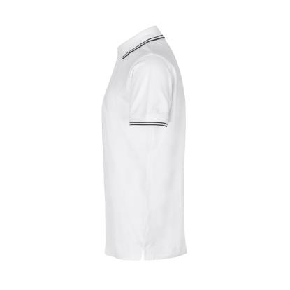 ID 0522 Kontrast poloshirt med stretch, hvid