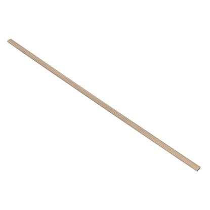 I-Wood afslutningsliste til akustikpanel, hvid olieret, beige filt og sort kerne, egefiner, 17 x 42 mm