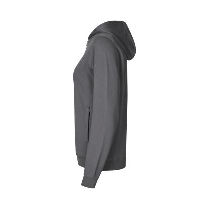 ID PRO Wear CARE 0389 hættetrøje med lynlås, dame, silver grey