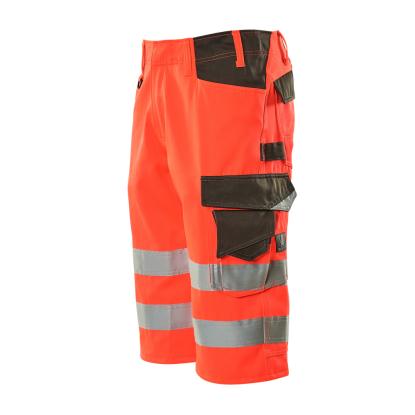 MASCOT SAFE SUPREME Luton arbejdsshorts, hi-vis rød/mørk antracit