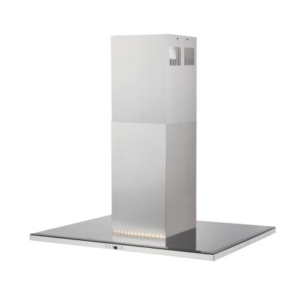 Silverline SL4250 Nordic Dark Ada frithængende emhætte, rustfri/sort glas, 90 cm