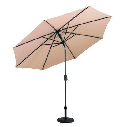 Florida parasol Ø300 x 243 cm med tilt, taupe