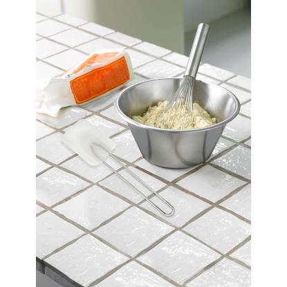 Steel-Function jumbo dejskraber rustfrit stål/silikone, 6,5 x 30 cm
