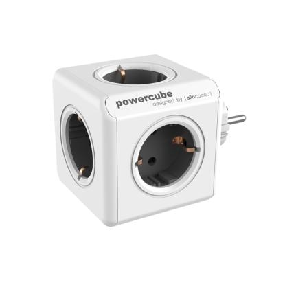 PowerCube original stikdåse, grå - 5 udtag