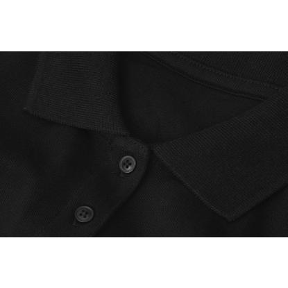 ID 0587 poloshirt, økologisk, dame, sort