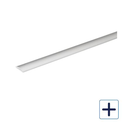 Habo SA03 selvklæbende tæppeliste, aluminium