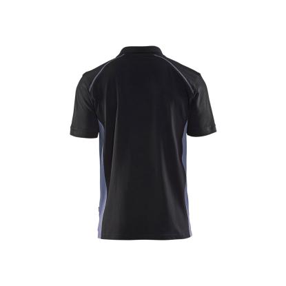 Blåkläder 3324 poloshirt, sort/grå