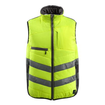 MASCOT SAFE SUPREME Grimsby vintervest, hi-vis gul/mørk antracit