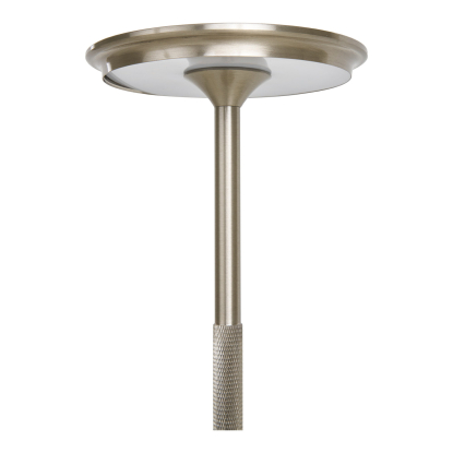 Lyneham LED bordlampe, genopladelig, H28,5 cm, sølv