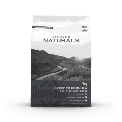 Diamond Naturals opdrætterfoder med kylling og ris til hunde - 20 kg