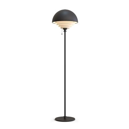 Herstal Motown gulvlampe, Ø36 cm, H150 cm, E27, sort