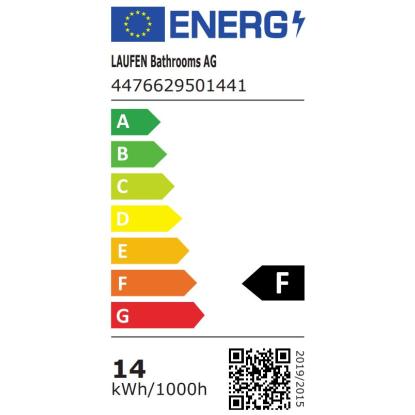 LAUFEN Leelo LED spejl med touch sensor, IP44, 100 x 70 cm