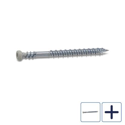 FAST listeskrue, hvid, 3,9 mm - 250 stk.