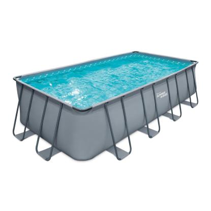 Summer Waves Elite Frame pool med filterpumpe og stige, 132 x 274 x 549 cm