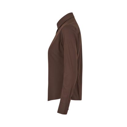 Seven Seas S52 hybridskjorte, modern, dame, mocca