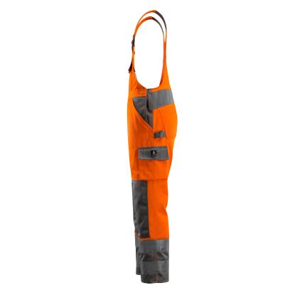 MASCOT SAFE COMPETE Barras overall med knælommer, hi-vis orange/antracit