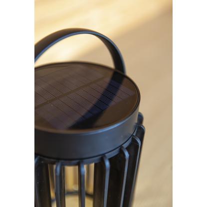 LUTEC KOZY LED batterilampe med solceller, H18,6 cm, IP44, sort
