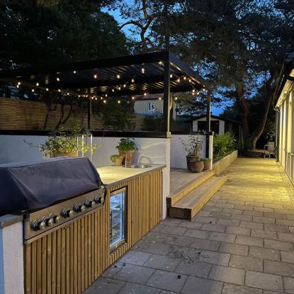 LightsOn Cosy partykæde med 10 lys, IP44 - 5 meter