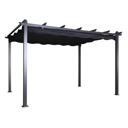 Venture Design Lazio pergola, sort, 245 x 395 x 295 cm