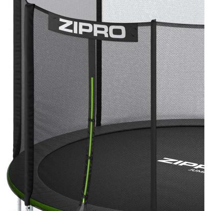 Zipro Jump Pro trampolin med net, grøn, Ø140 cm