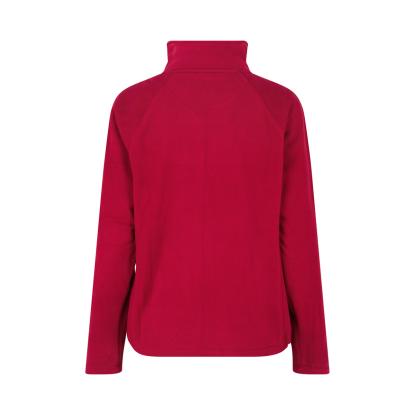 ID 0805 cardigan, mikrofleece, dame, rød