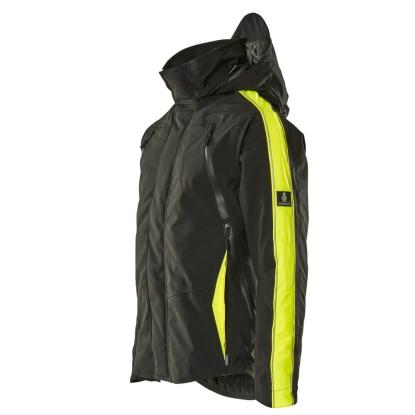 MASCOT HARDWEAR Tolosa vinterjakke, sort/hi-vis gul