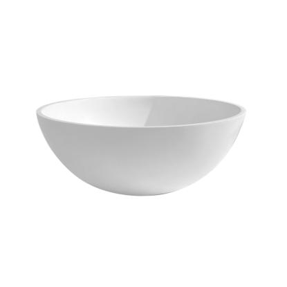 Best Design Rondy fritstående håndvask, Ø38 cm, mat hvid