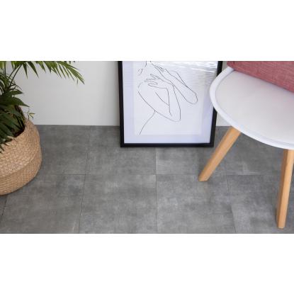 d-c-fix selvklæbende gulvfliser, 30,5 x 30,5 cm, solid concrete - 1,02 m²
