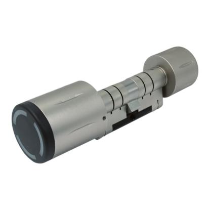 Jasa Company GUARD elektronisk universel dråbecylinder, børstet stål/sort