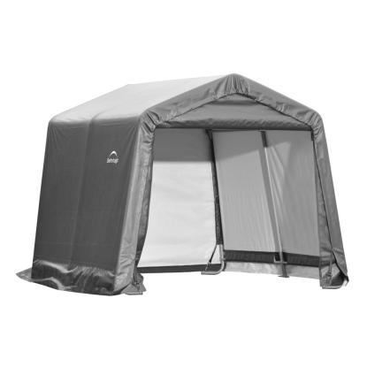 ShelterLogic Shed-in-a-Box teltgarage, grå - 9 m²