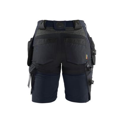Blåkläder 7183 dame håndværker shorts 4-vejs stretch, mørk marineblå/sort