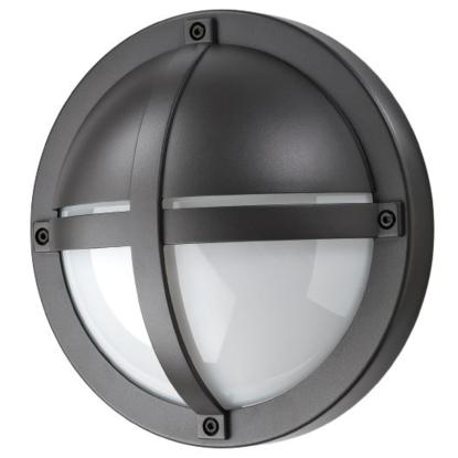 SG Armaturen Tanto 1100 LED væglampe, Ø27 cm, IP65, grafitgrå