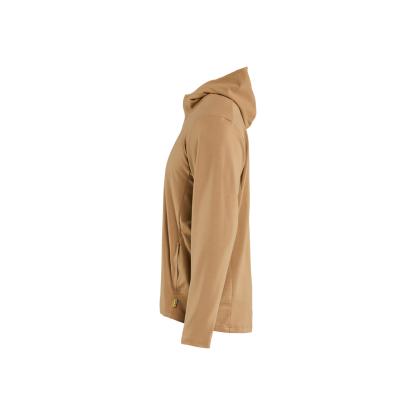 Blåkläder 3594 hættetrøje half zip, lys nougat