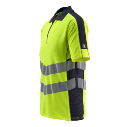 MASCOT SAFE SUPREME Murton poloshirt, hi-vis gul/mørk marine