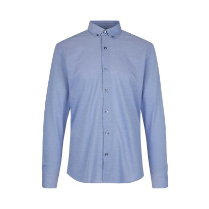 Seven Seas S84 The Jersey skjorte, modern, lys blå