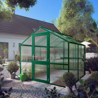 KGT Rose II drivhus, mosgrøn, 5,06 m²