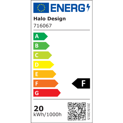 Halo Design Vegas Combi LED gulvlampe, 7+20 watt, sort