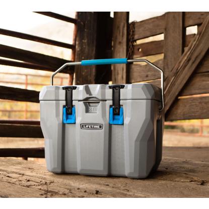 Lifetime Premium køleboks, grå - 27 liter