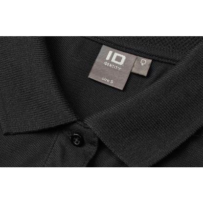 ID Ease 0557 poloshirt, lyocell, dame, sort