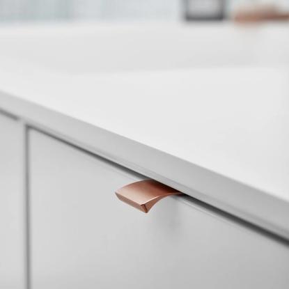 Beslag Design Edge Straight profilgreb, 40 mm, børstet kobber